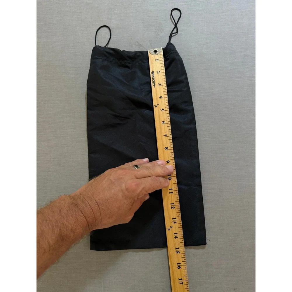 Y-3 Adidas Yohji Yamamoto Dust Bag‎ Black Orange Drawstring Storage